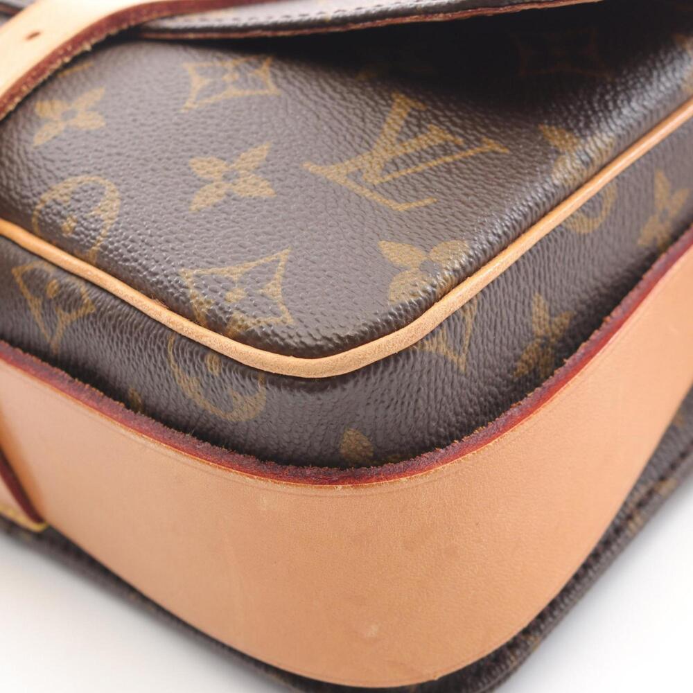 LOUIS VUITTON Authentic Brown Monogram Leather Shoulder Bag - Picture 8 of 13